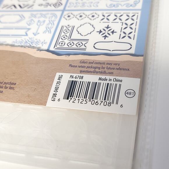 Border Stencils Crafters Closet Brand Paper Crafting Scrapbooking New in Package - Picture 5 of 7